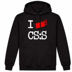 Худі утеплене I love CS Source - FATLINE Худі утеплене I love CS Source