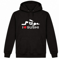 Худі утеплене I love sushi