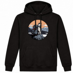 Худі утеплене Кіт в горах