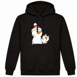 Худі утеплене Коргі мітить сніговика