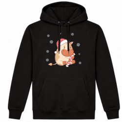 Худі утеплене Маленький різдвяний бик з цукеркою