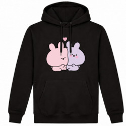 Худі утеплене Милі зайці обіймаються