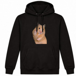 Худі утеплене Милий хом'як мем