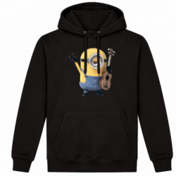 Худі утеплене Міньйон з гітарою