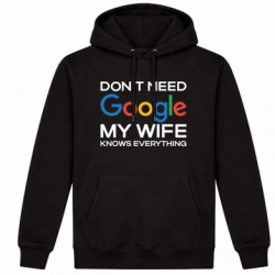 Худі утеплене My Wife Knows Everything