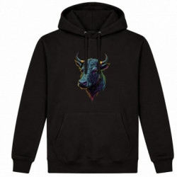 Худі утеплене Неоновий бик