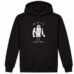 Худі утеплене Never Skip Leg Day