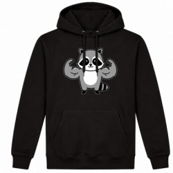 Худі утеплене Єнот амбал