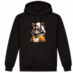 Худі утеплене Єнот у толстовці з капюшоном