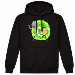 Худі утеплене Rick and Morty art - FATLINE Худі утеплене Rick and Morty art