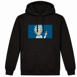 Худі утеплене Рік показує факью - FATLINE Худі утеплене Рік показує факью