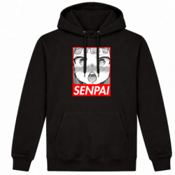 Худі утеплене Senpai and girl anime