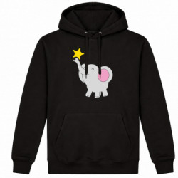 Худі утеплене Слон із зірочкою