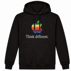 Худі утеплене Think different.