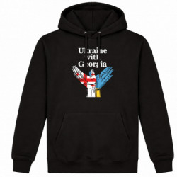 Худі утеплене Україна з Грузією