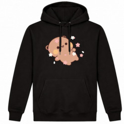 Худі утеплене Ведмедик і сакура