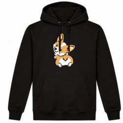 Худі утеплене Winking Corgi