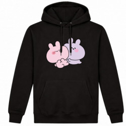 Худі утеплене Зайці обіймаються