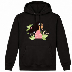 Худі утеплене Жінка з довгим волоссям Весна