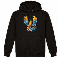 Худі утеплене Жовто-блакитний фенікс відродження України - FATLINE Худі утеплене Жовто-блакитний фенікс відродження України