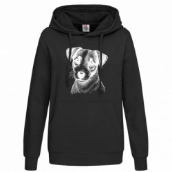 Худі жіноче Джек-рассел-тер'єр - FATLINE Худі жіноче Джек-рассел-тер'єр