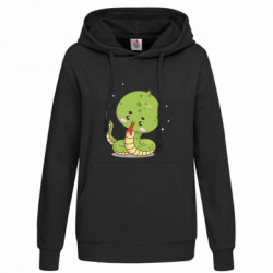 Женская худи Милая маленькая змея - FATLINE Женская худи Милая маленькая змея