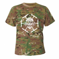 Камуфляжна футболка БПЛА Баба Яга - FATLINE Камуфляжна футболка БПЛА Баба Яга