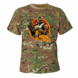 Камуфляжная футболка Халф Лайф перезагрузка