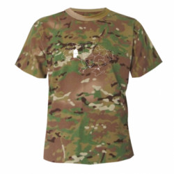 Камуфляжна футболка Хмельницький на мапі України