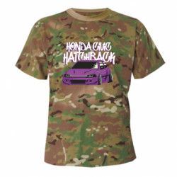 Камуфляжная футболка Honda civic car