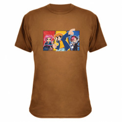 Камуфляжная футболка Скотт Пилигрим с Ножи Чау и Рамоной