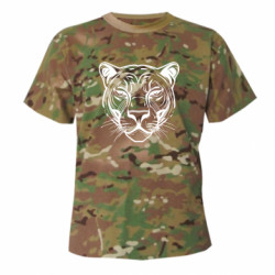 Камуфляжная футболка Тигр