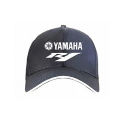 Кепка чорна Yamaha R1  - FATLINE