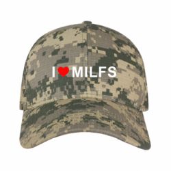 Кепка камуфляжна I love MILFs - FATLINE Кепка камуфляжна I love MILFs