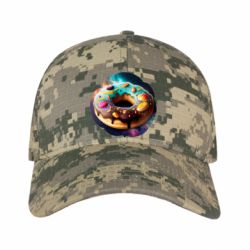 Кепка камуфляжная космический пончик - FATLINE Кепка камуфляжная космический пончик