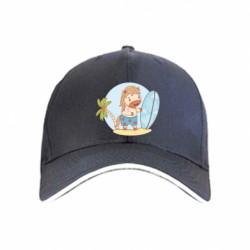 Кепка Кінь на відпочинку з серфінгом - FATLINE Кепка Кінь на відпочинку з серфінгом