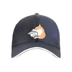 Кепка Коргі та котик - FATLINE Кепка Коргі та котик