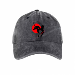 Кепка тай-дай Eva 01 in ancient Japanese style - FATLINE Кепка тай-дай Eva 01 in ancient Japanese style