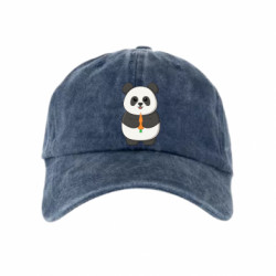 Кепка тай-дай Милая панда с морковкой - FATLINE Кепка тай-дай Милая панда с морковкой