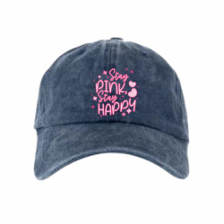 Кепка тай-дай Stay Pink, Stay Happy. Леттеринг - FATLINE Кепка тай-дай Stay Pink, Stay Happy. Леттеринг