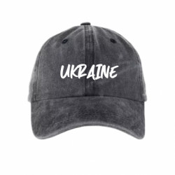 Кепка тай-дай UKRAINE Handwritten Font - FATLINE Кепка тай-дай UKRAINE Handwritten Font