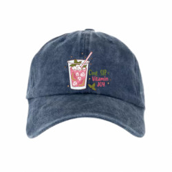 Кепка тай-дай Вітамінний коктейль з рожевої гуави - FATLINE Кепка тай-дай Вітамінний коктейль з рожевої гуави