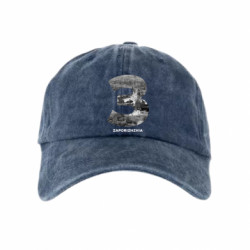 Кепка тай-дай Zaporizhzhia Black & White - FATLINE Кепка тай-дай Zaporizhzhia Black & White