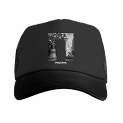 Кепка-тракер Poltava Black & White - FATLINE Кепка-тракер Poltava Black & White