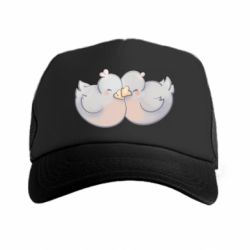 Кепка-тракер премиум уточки милуются - FATLINE Кепка-тракер премиум уточки милуются