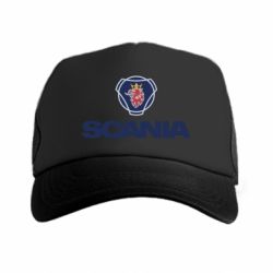 Кепка-тракер премиум Scania - FATLINE Кепка-тракер премиум Scania