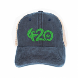 Кепка-тракер тай-дай 4.20 green - FATLINE Кепка-тракер тай-дай 4.20 green