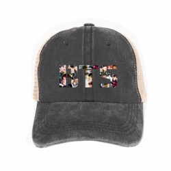 Кепка-тракер тай-дай BTS collage - FATLINE Кепка-тракер тай-дай BTS collage