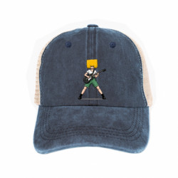 Кепка-тракер тай-дай Дівчина з гитарою - FATLINE Кепка-тракер тай-дай Дівчина з гитарою