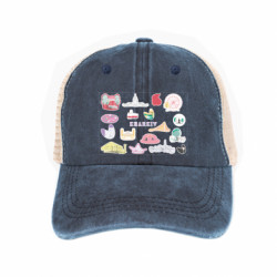 Кепки-тракери тай-дай